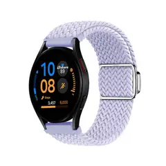 GENERICO - Correa de Nylon Para Samsung Galaxy Watch FE con Broche Magnetico Lila