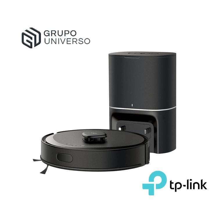 Tapo RV30 Max Plus Robot Aspirador Trapeador Base Autovaciado Negro