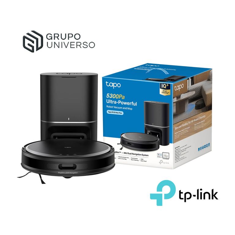 Tapo RV20 Max Plus Robot Aspirador y Trapeador + Base Autovaciado
