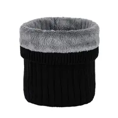 KAST PE - Cuellera Brumlow con interior de peluche Negro