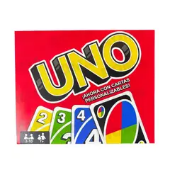 GENERICO - UNO CARTAS PERSONALIZABLES JUEGO DE CARTAS