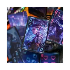 GENERICO - Cartas Poker Ciberpunk Papel No Impermeable