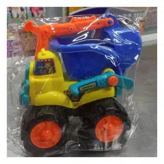 GENERICO - Pack4 Camion para Pequeños Y+Banderitas Adhesivas