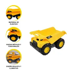 GENERICO - Pack12 Volquete para Jugar en Casa Amarillo 15x25cm