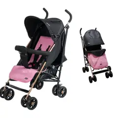 EBABY - Coche Baston para Bebe Reforzado Rosa
