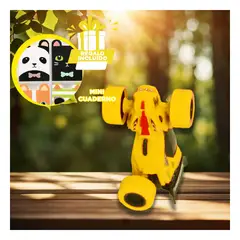 GENERICO - Carro Acrobatico para Niños Amarillo Y+Regalo Agendita
