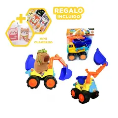 GENERICO - Camion para Pequeños Constructores Y+Regalo Agendita