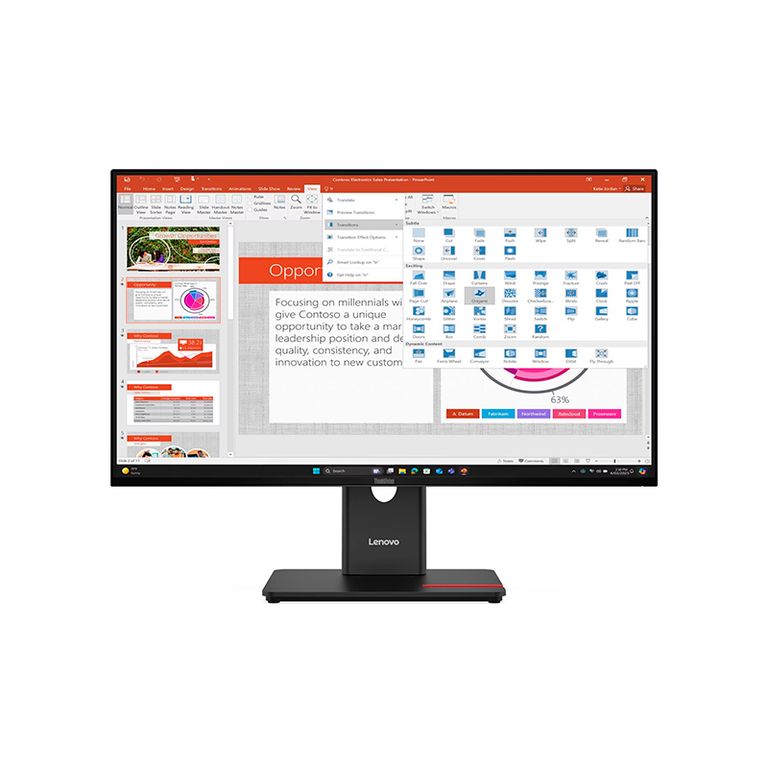 MONITOR T27-40 THINKVISION 27 WLED 120HZ 4MS FHD IPS HDMI DPVGA