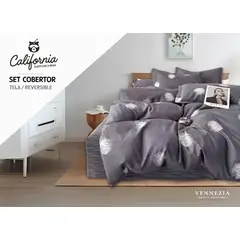 VENEZIA - Set de Edredón QUEEN de 5 pz 100% Calidad