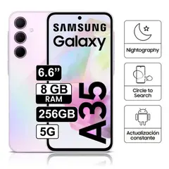 SAMSUNG - CELULAR GALAXY A35 5G 8GB RAM 256GB LILA