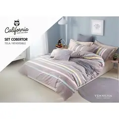 VENEZIA - Set de Edredón QUEEN de 5 pz 100% Calidad