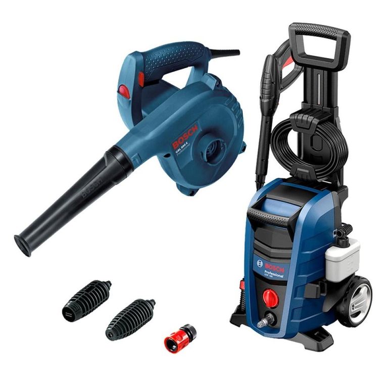 Hidrolavadora 1500W 1800 PSI GHP 180 + Soplador 800W GBL 800 E