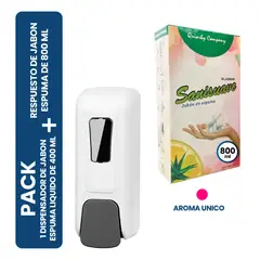 EXORIAM - Dispensador de Jabon Espuma 400 ml