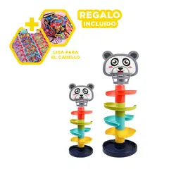 GENERICO - Pack12 Juego de Bloques de Madera Y+Ligas de Regalo