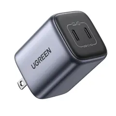 UGREEN - Cargador 45w Carga Rápida Doble Puerto Usb C