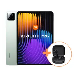 XIAOMI - Pad 7 Green 8GB RAM 256GB ROM + Redmi Buds 6 Active - Black (REGALO)