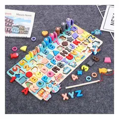 GENERICO - Pack4 Tablero Educativo en Multicolor Y+Regalo Stickers