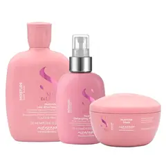 ALFAPARF MILANO - ALFAPARF Semi Di Lino Nutritive Shampoo 250 ml + Mask 200 ml + Fluid 125 ml