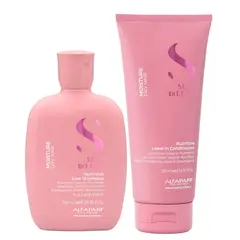 Alfaparf Milano - ALFAPARF Semi Di Lino Nutritive Shampoo 250 ml + Conditioner 200 ml