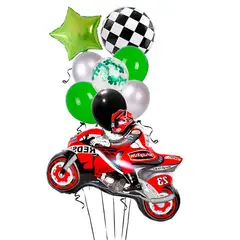 GENERICO - Globos de motocicleta fiesta cumpleaños evento temático