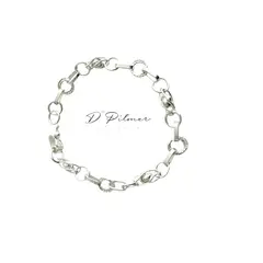 JOYERIA D'PILMER - PULSERA DE PLATA 950 SATELITE PRISIONERA