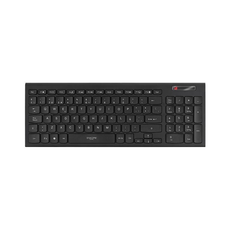 Teclado Oficina Inalámbrico 96 Teclas Excel ENK 701WL