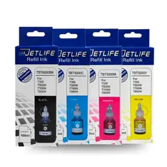 JETLIFE - Pack de 4 Tintas Brother Compatibles