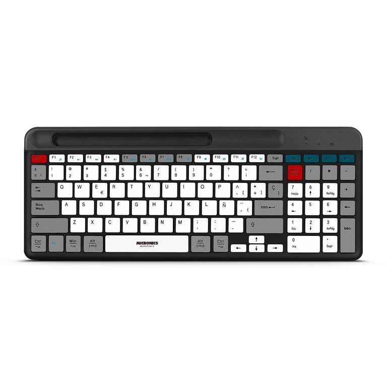 Teclado 3 Modos Multimedia Oficina Quantum MIC K600-3m