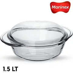 MARINEX - Cacerola Redonda C/Tapa 1.5 Lt -