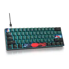 GENERICO - Teclado Mecanico Mini Portable Gamer 60% SURMEN GS61