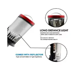 GENERICO - Foco para coche bombilla Led H4 de haz Alto y Bajo 80W 8000LM 12v proyector Y8