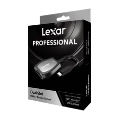 LEXAR - Lector de Memorias Profesional SD Micro SD USB32 Tipo C