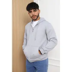 QH - Polera de Franela con Cierre para Hombre