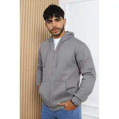 QH - Polera de Franela con Cierre para Hombre