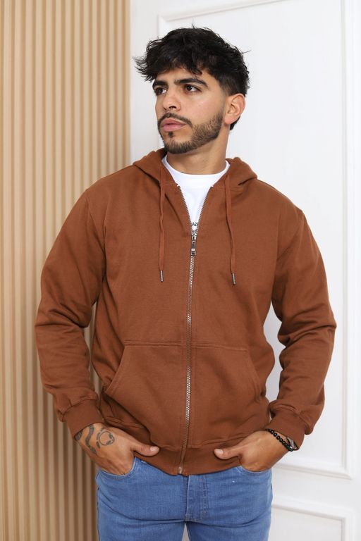 Polera de Franela con Cierre para Hombre