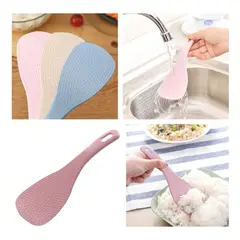 GENERICO - Espátula Cuchara Arrocera Para Arroz Rosa