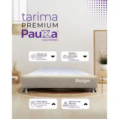 PAUZA - BASE BOX TARIMA 1.5 PLZ BEIGE