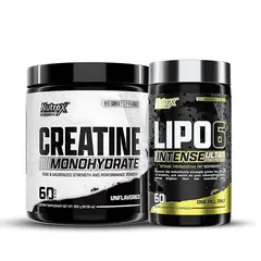 NUTREX RESEARCH - Creatina 300 g + Lipo 6 Black Intense 60 cap