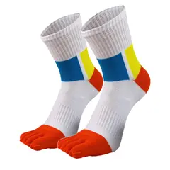 ZIMRAHYG - Calcetines Del Dedo Del Pie Deportivos Correr 2 Pares