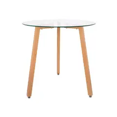 OFIDEAS - Mesa Redonda Lima 3 Personas Vidrio