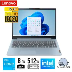 LENOVO - LAPTOP IdeaPad Slim 3 15IAN8 15.6" FHD TN Core i3-N305 8GB 512GB SSD FREEDOS