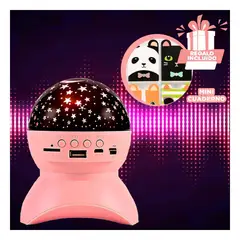 GENERICO - Parlante Funcional con Farol Color Rosado Y+Regalo Agendita