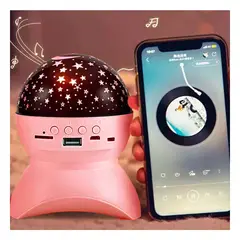 GENERICO - Pack2 Parlante Funcional Farol Rosado Y+Regalo Agendita