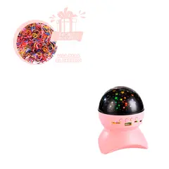 GENERICO - Pack6 Parlante con Diseno de Astro Rosado Y+Ligas de Regalo