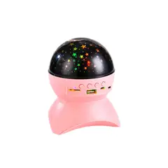 GENERICO - Pack12 Altavoz Practico con Linterna Color Rosado