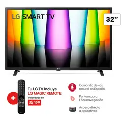 LG - Televisor 32 HD Smart TV webOS22 HDR 32LQ600BPSA