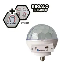 GENERICO - Foco Eficiente y Moderno en Color Blanco Y+Regalo Stickers