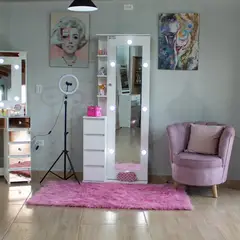 TU MESITA - Tocador Moderno Beauty Pro Color Blanco con Luces