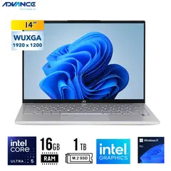 HP - LAPTOP ADVANCE NV7050 14" WUXGA IPS, Core Ultra 5 125H 16GB LPDDR5-6400 1TB SSD W11 PRO