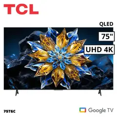 TCL - Televisor QLED 75 UHD 4K Smart TV 75T6C